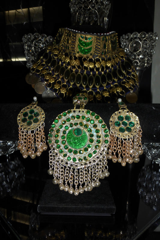 Vintage Afghan Jewelry Set - Tamana