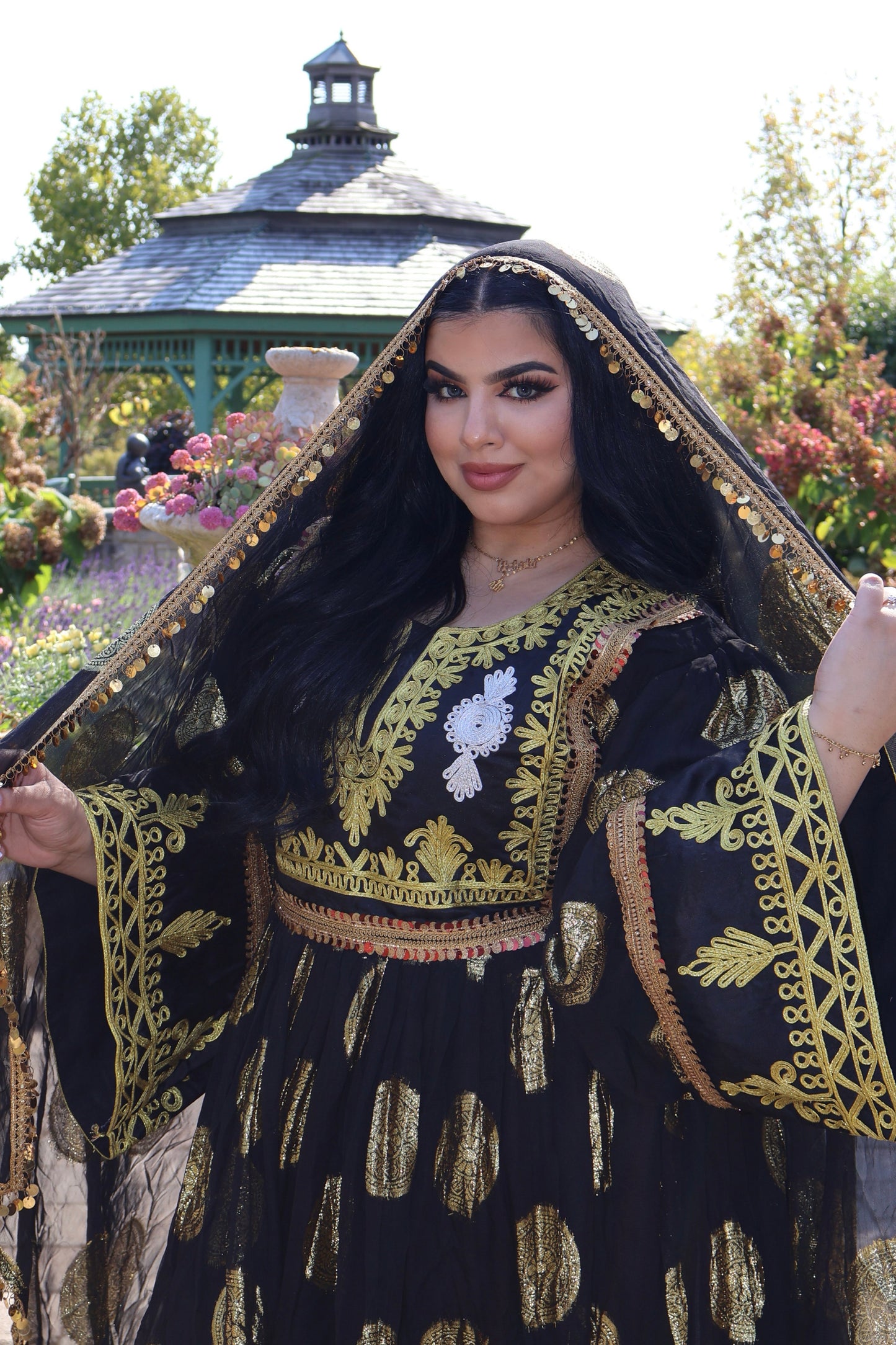 Afghan Dress - Zarhin (Black)