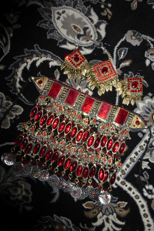Vintage Afghan Jewelry Set - Aziza