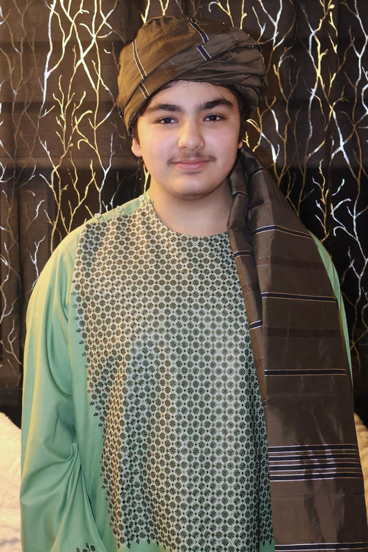 Afghan Turban - Kandahari Langota