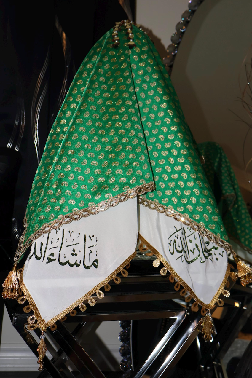 Handmade Kandahari Dusmal (Green)