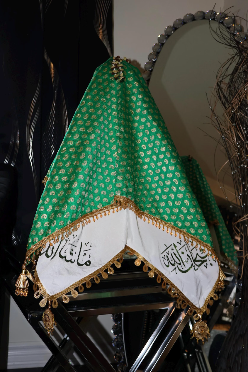 Handmade Kandahari Dusmal (Green)