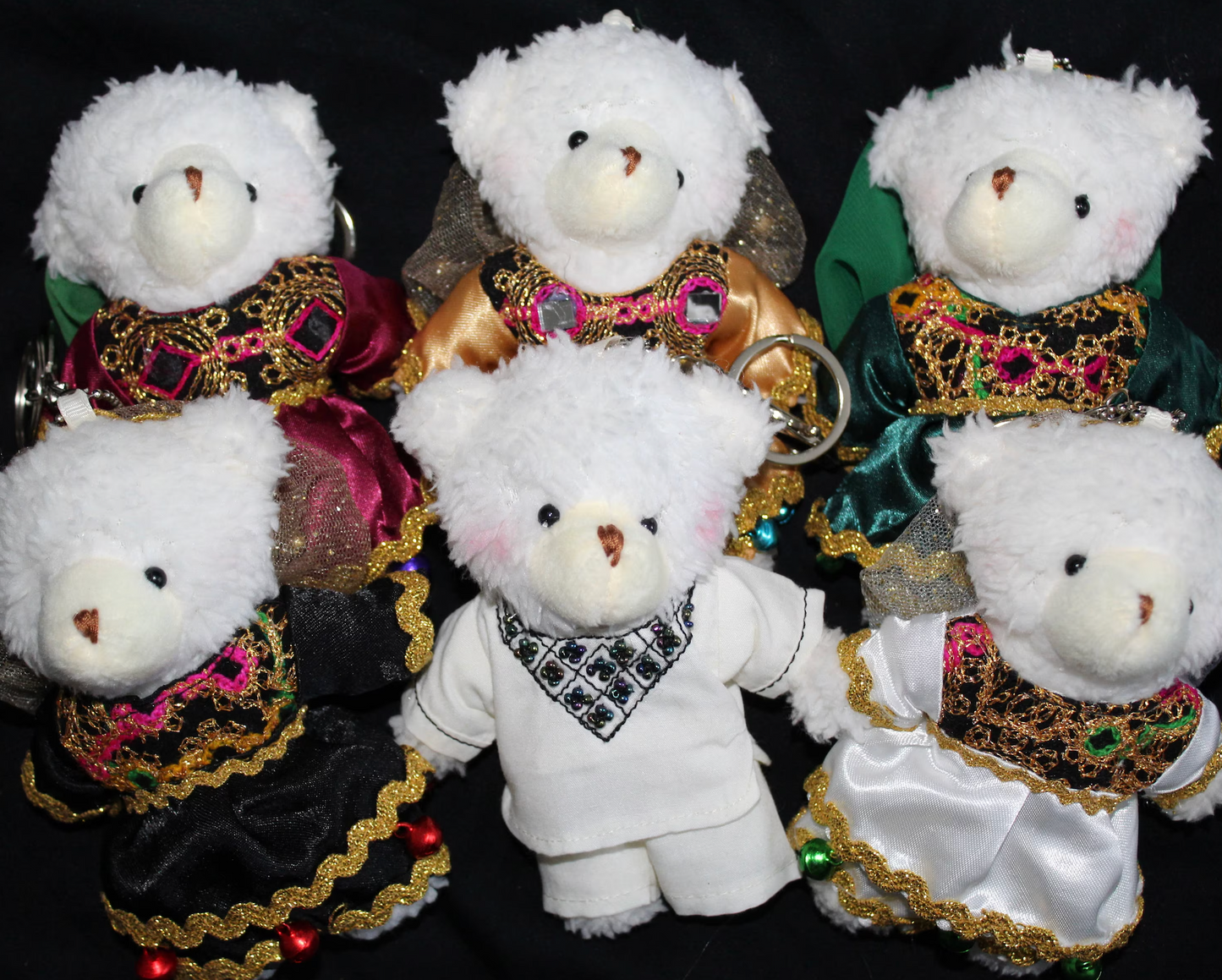 Afghan Teddy Bear Keychains