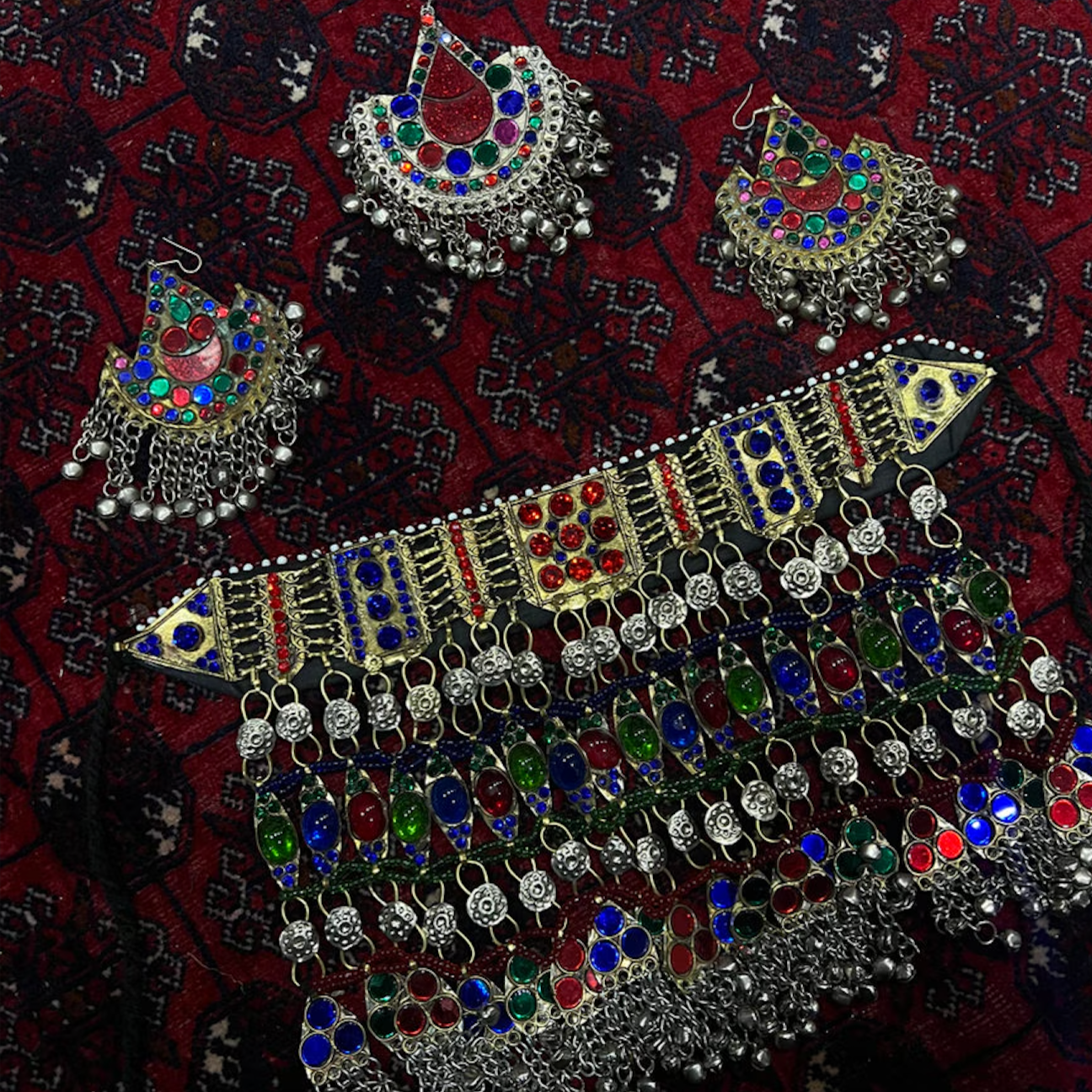Vintage Afghan Jewelry Sets