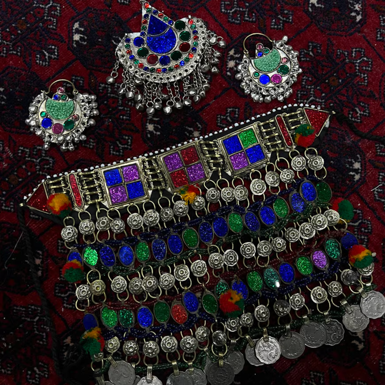 Vintage Afghan Jewelry Sets