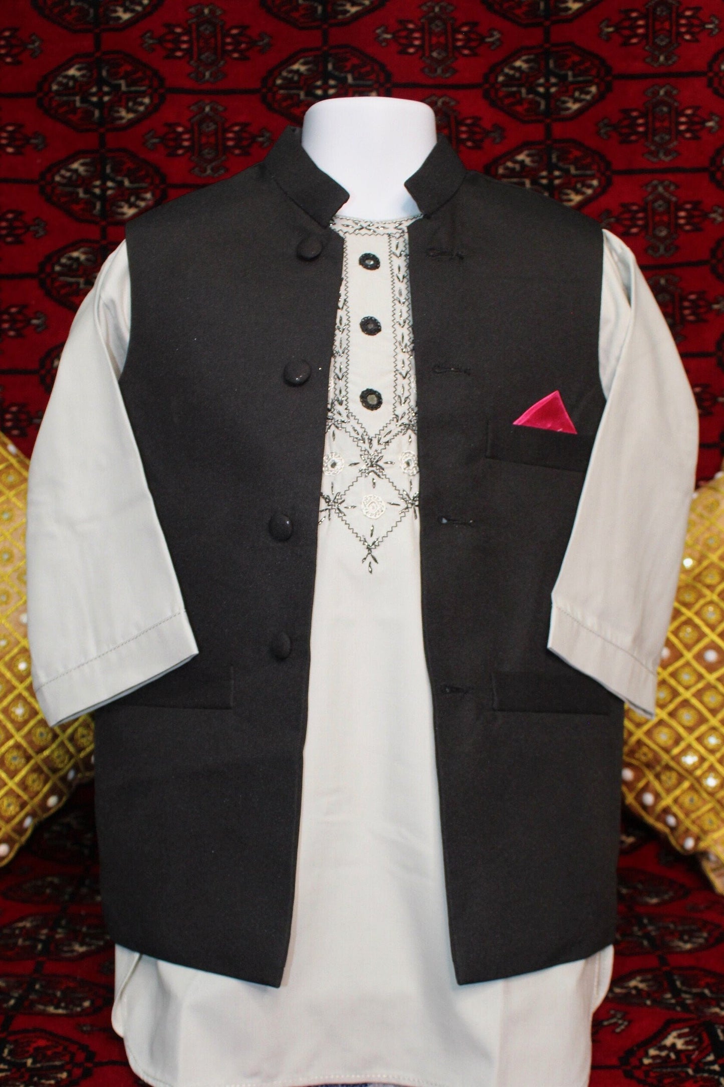 Afghan Boys Vest