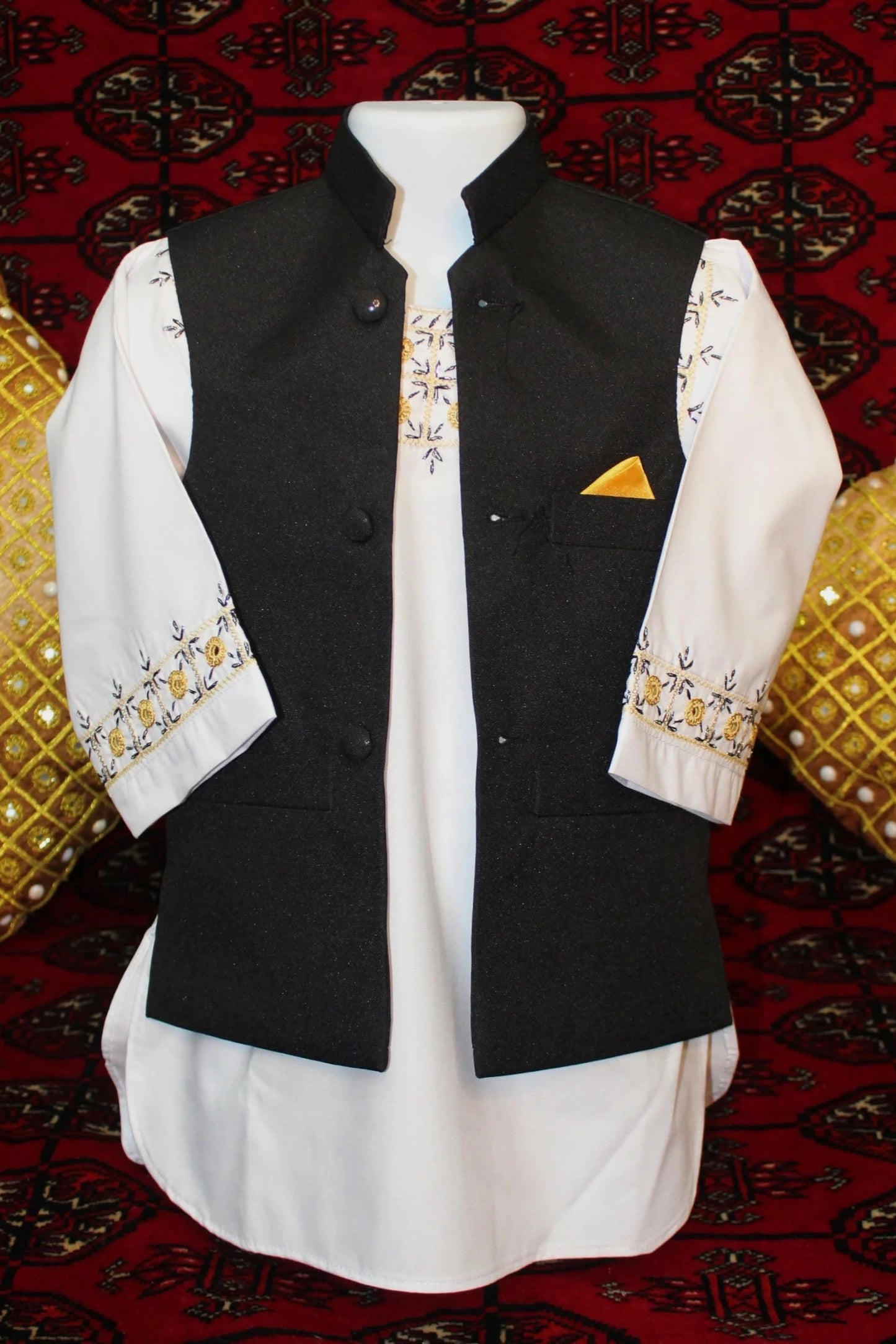 Afghan Boys Vest
