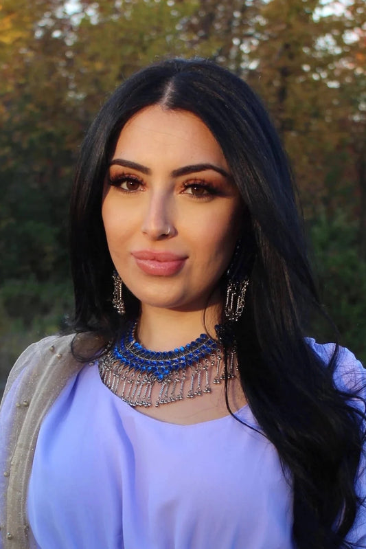 Afghan Coloured Gem Vintage Jewelry Set