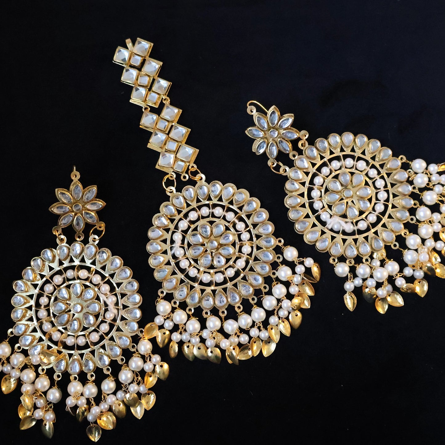 Pakistani 3 Piece Beaded Jewelry Set