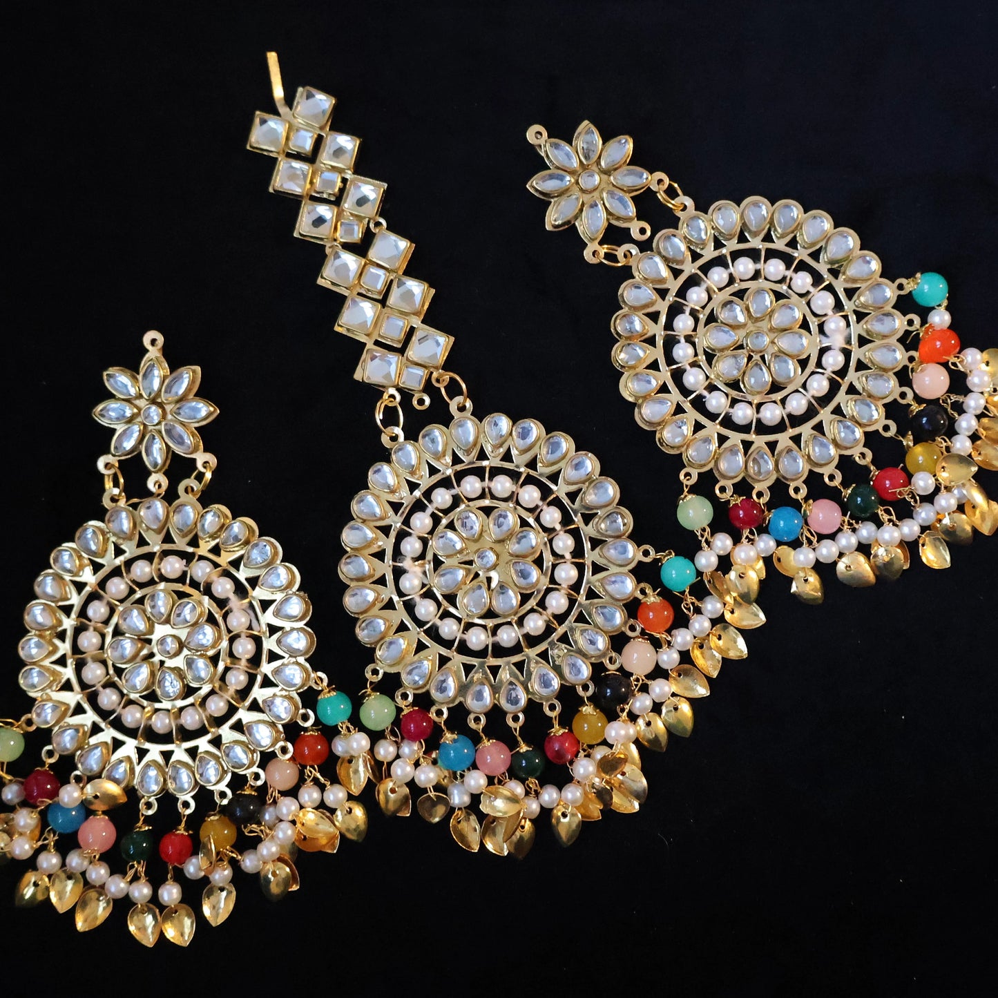 Pakistani 3 Piece Beaded Jewelry Set