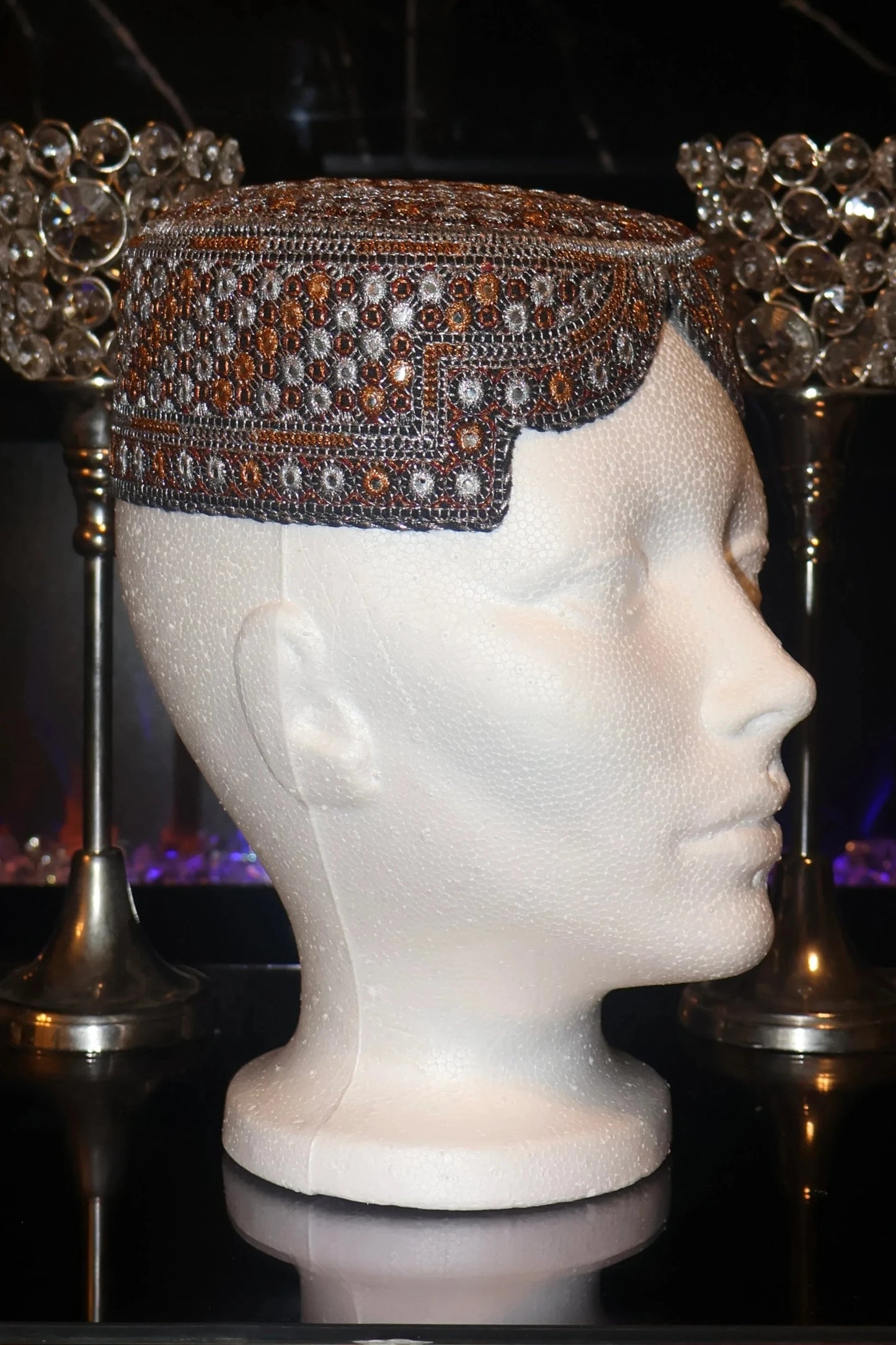 Afghan Kandahari Hand Stitched Hats