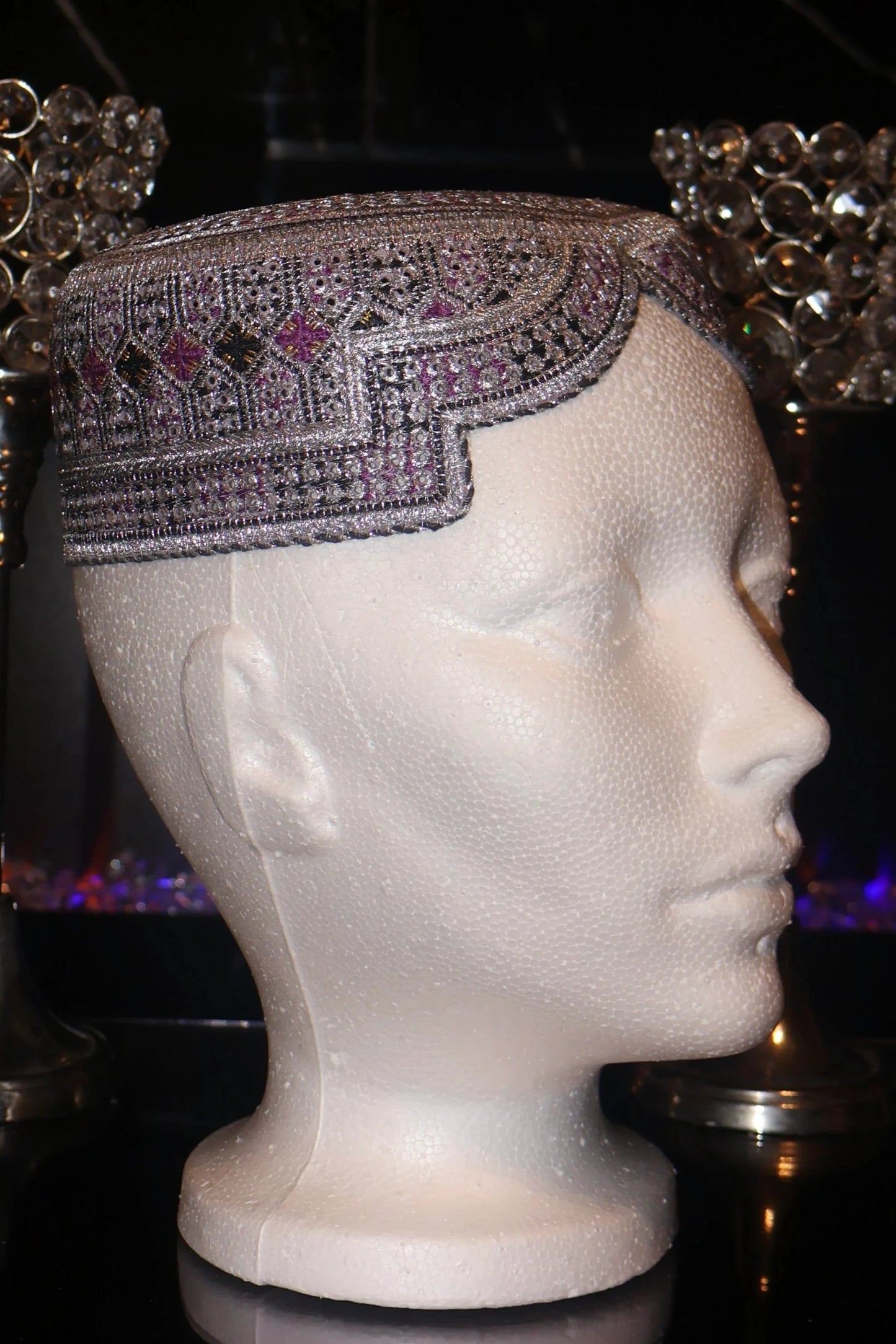 Afghan Kandahari Hand Stitched Hats