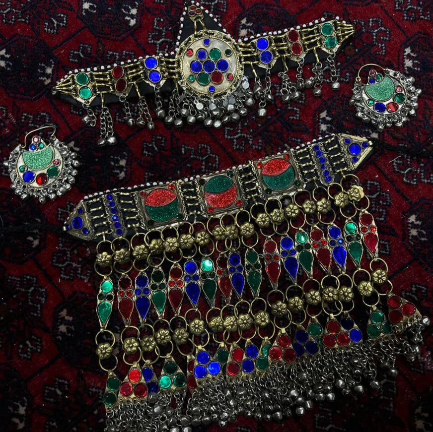 Vintage Afghan Jewelry Sets