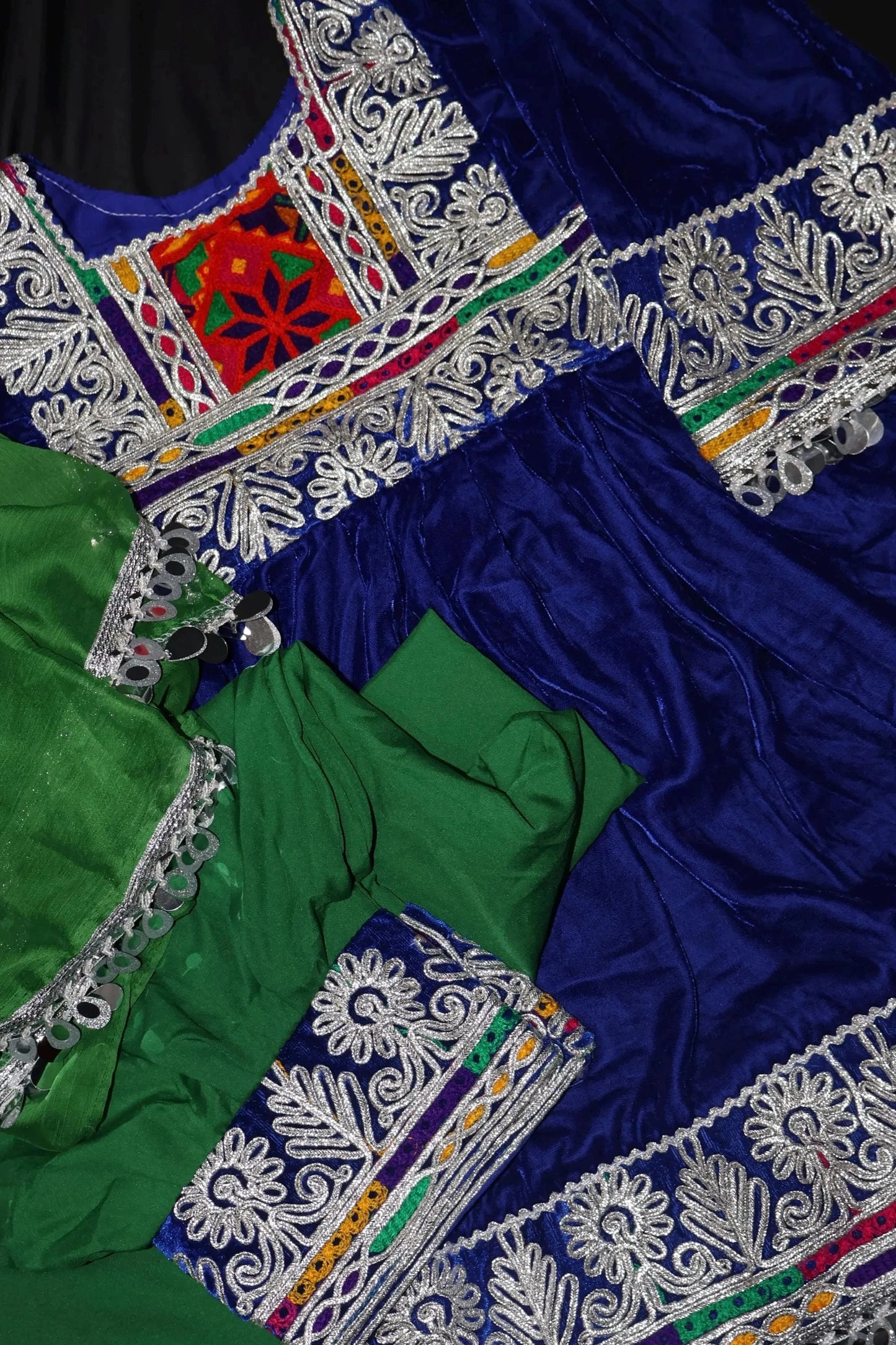 Girl's Afghan Dress - Nazia