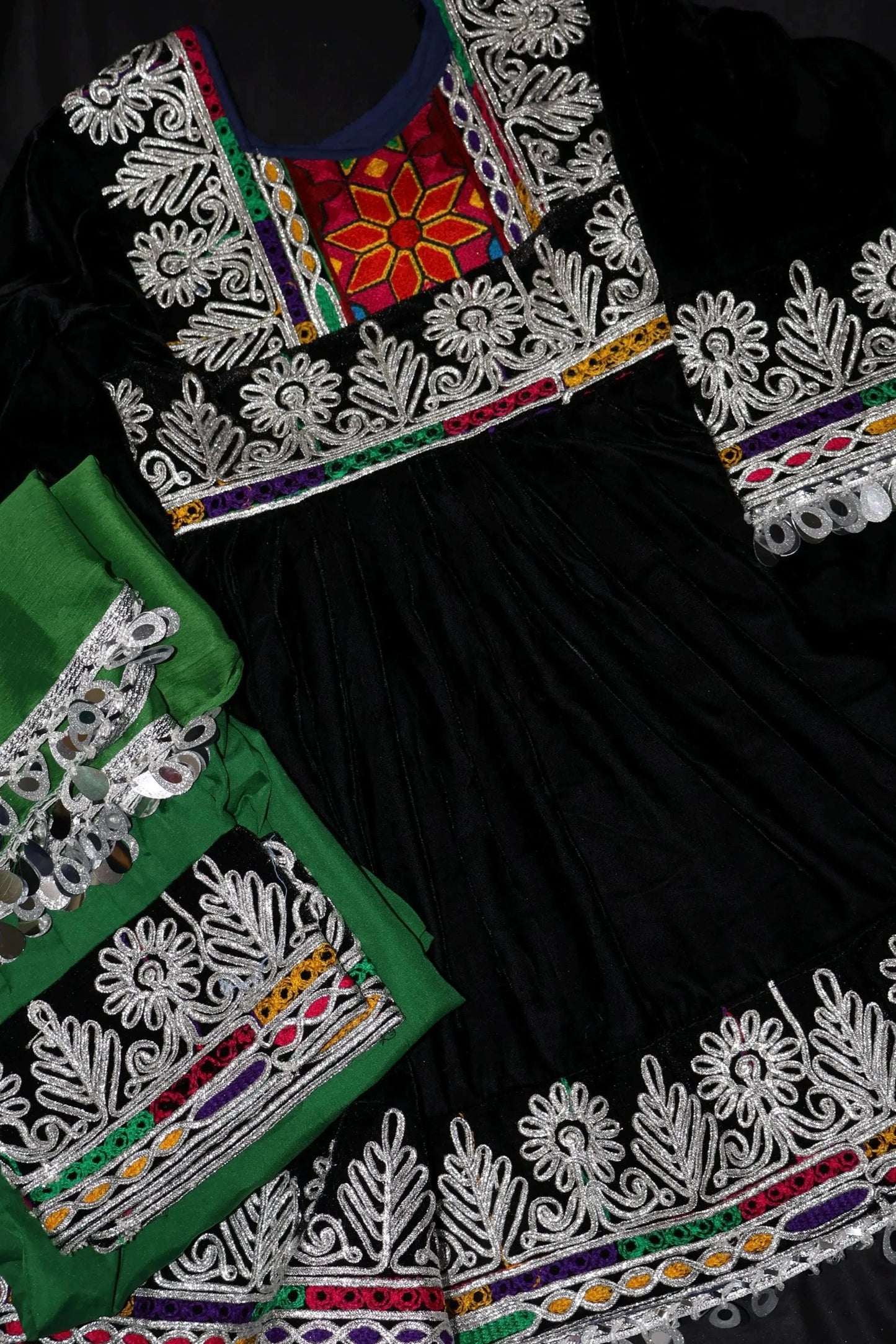 Girl's Afghan Dress - Nazia