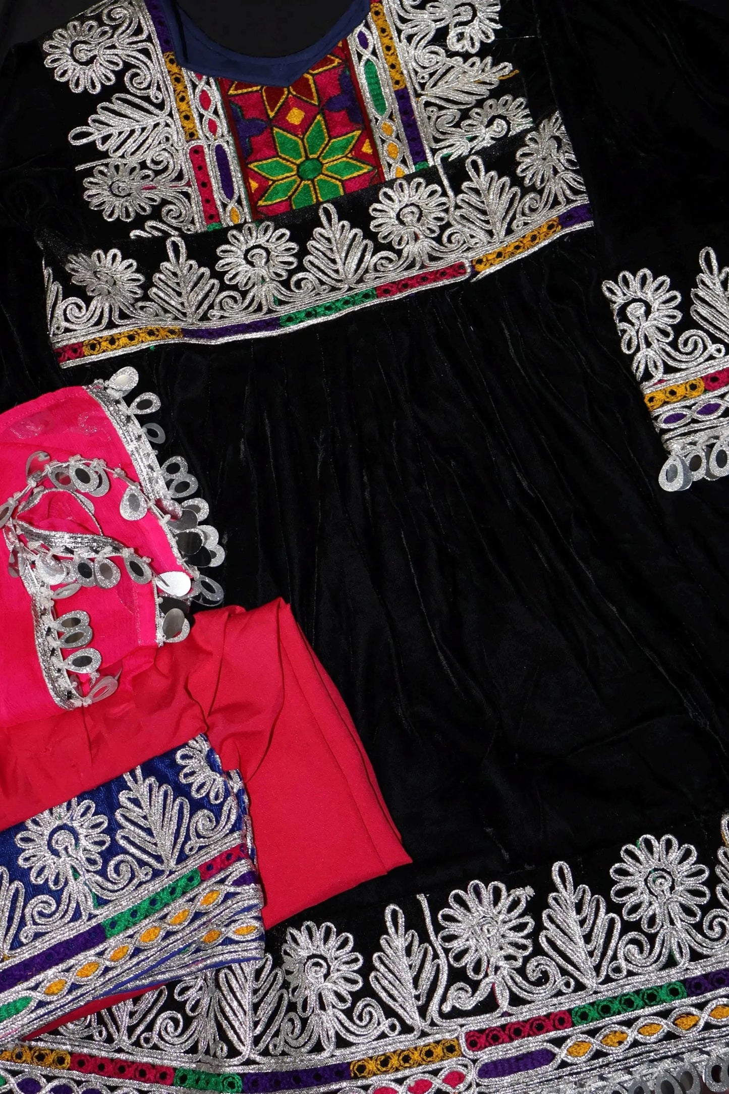 Girl's Afghan Dress - Nazia