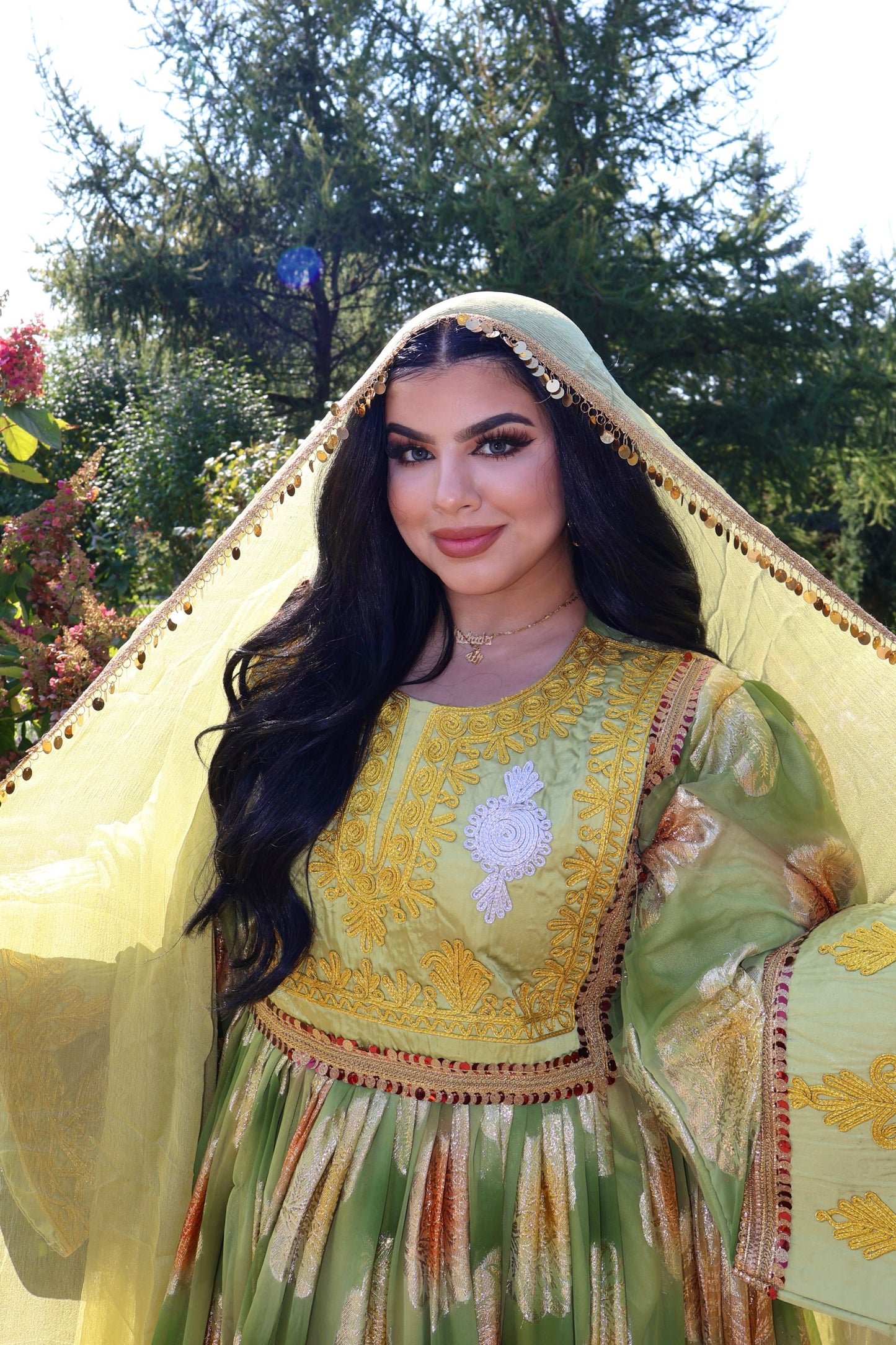Afghan Dress - Zarhin (Light Green)