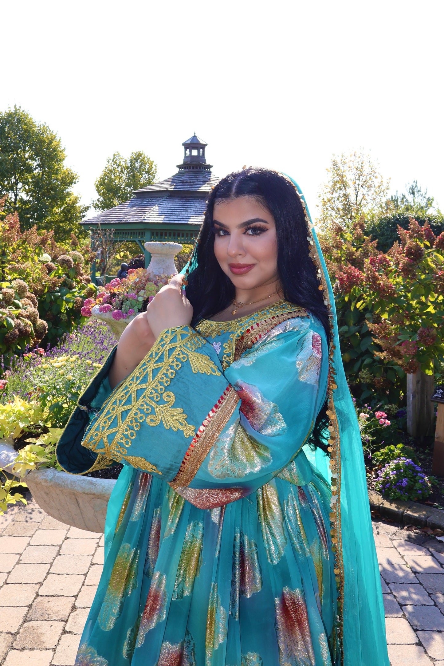 Afghan Dress - Zarhin (Teal)