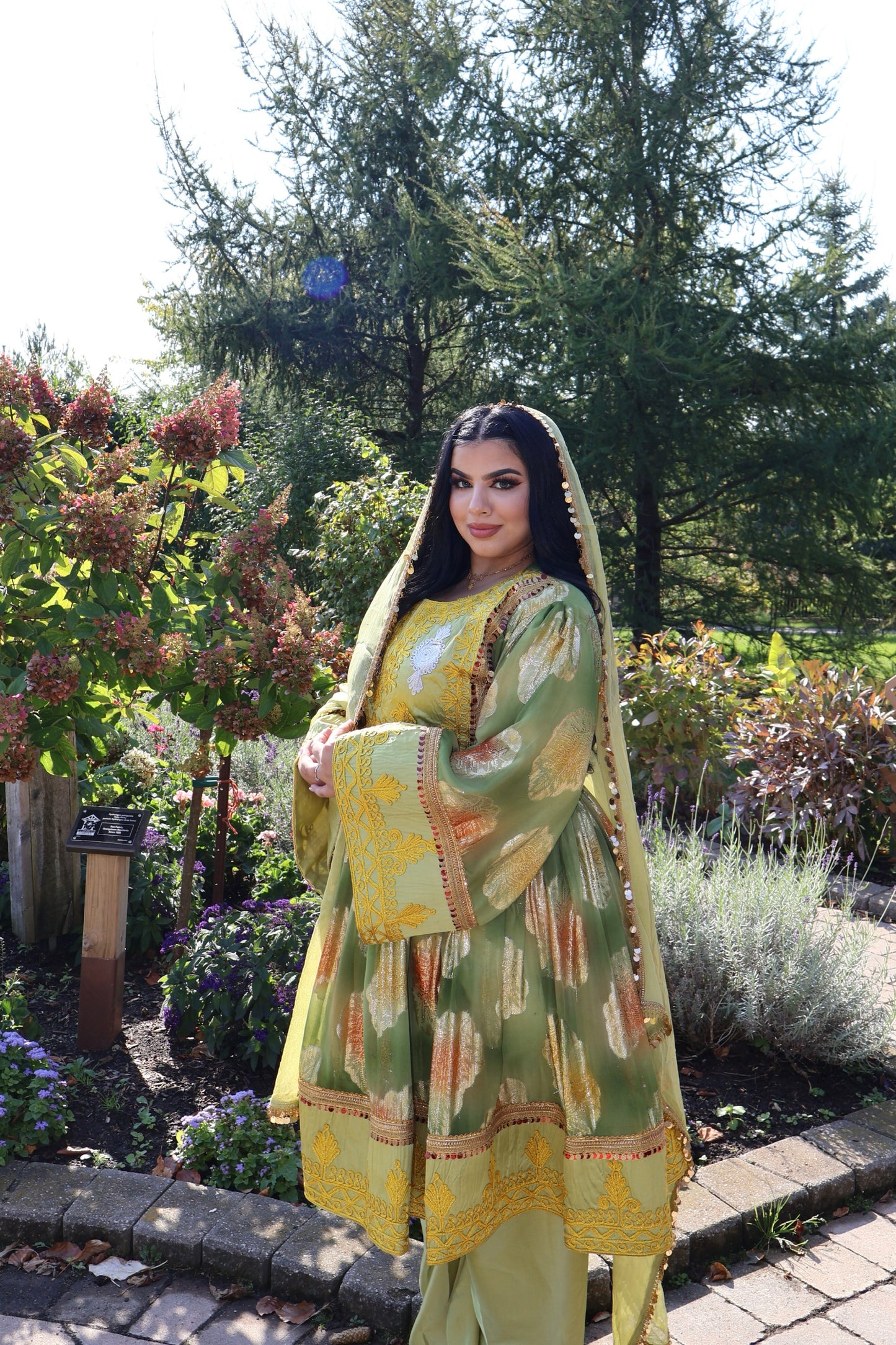 Afghan Dress - Zarhin (Light Green)