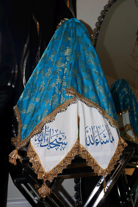 Handmade Kandahari Dusmal (Blue)