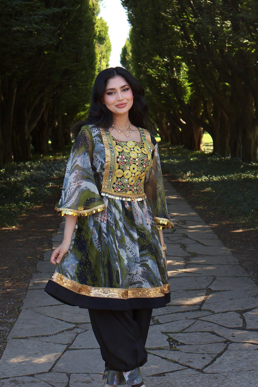 Afghan Dress - Amara