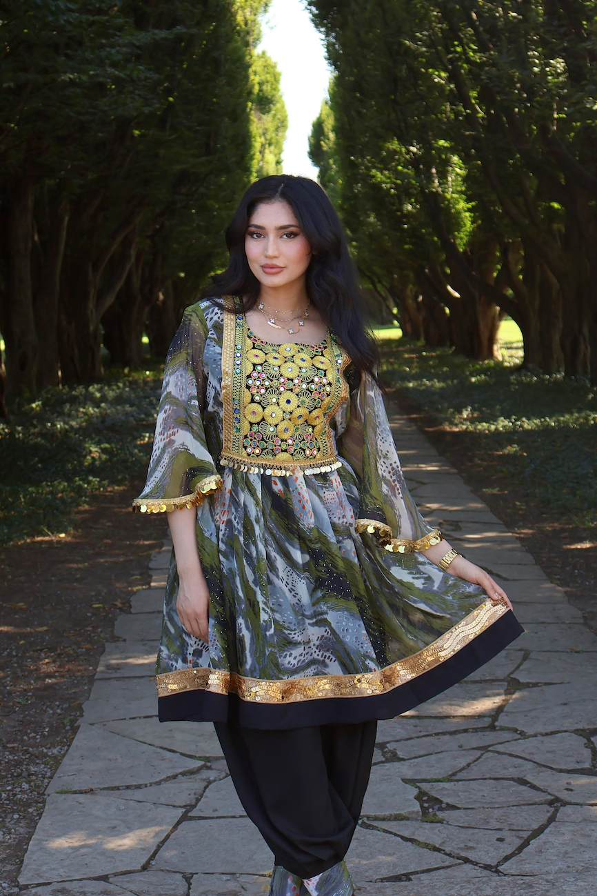 Afghan Dress - Amara
