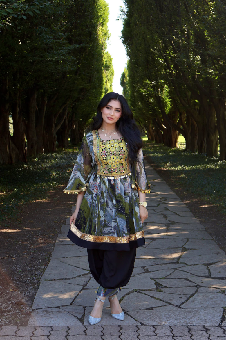 Afghan Dress - Amara
