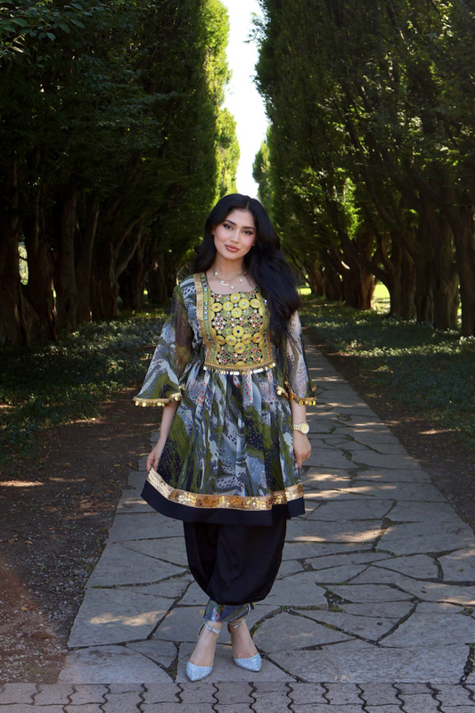 Afghan Dress - Amara
