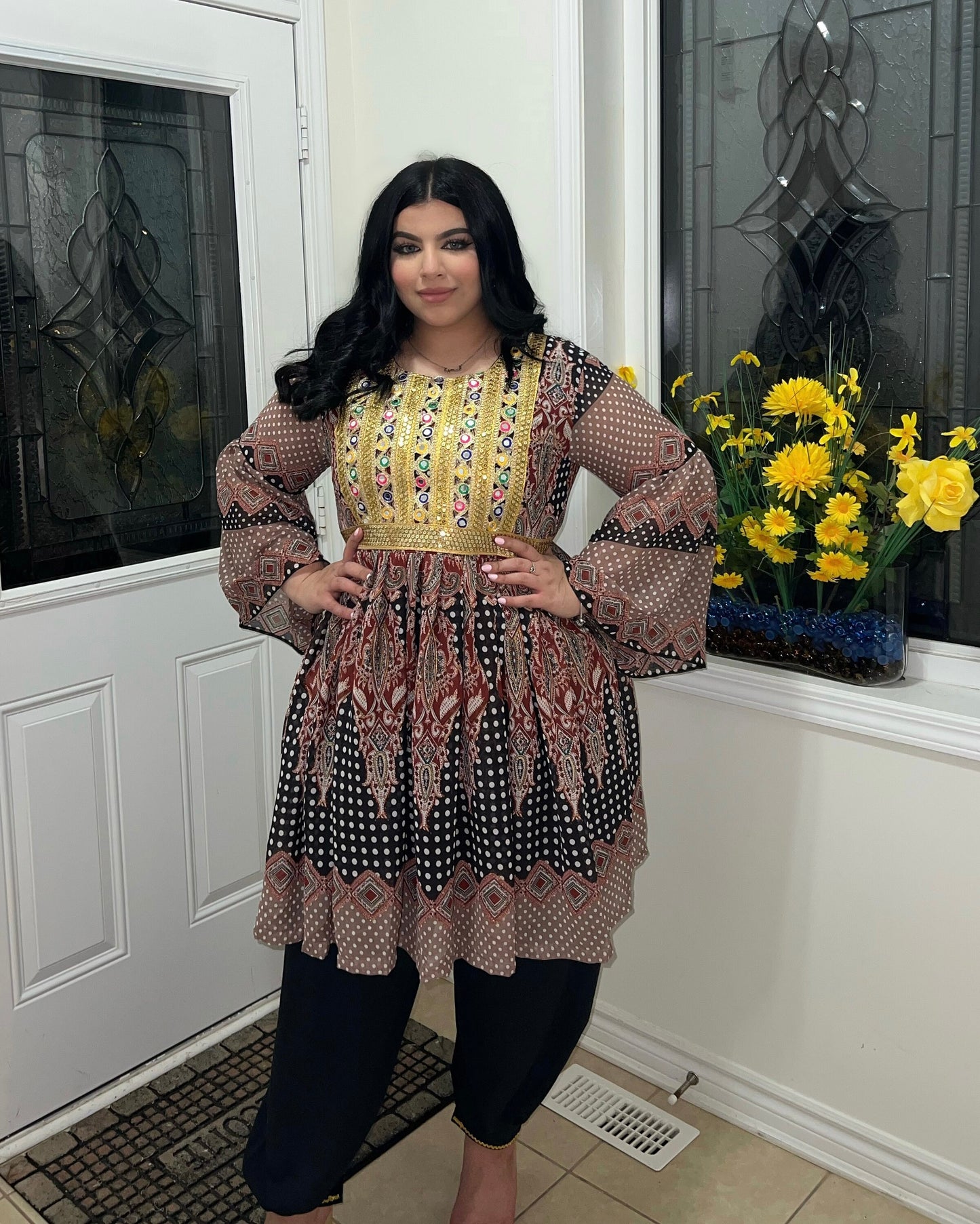 Afghan Dress - Hunoon