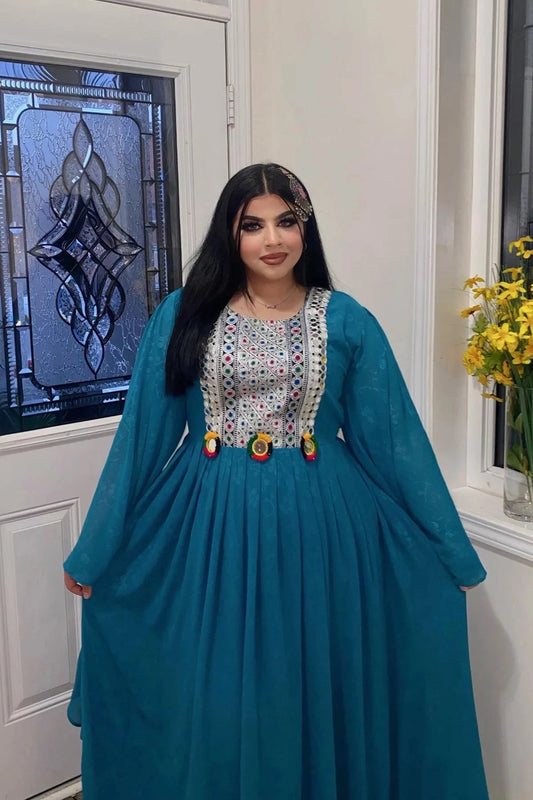 Afghan Dress - Zebah