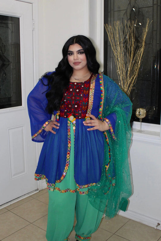 Afghan Dress - Waheeda
