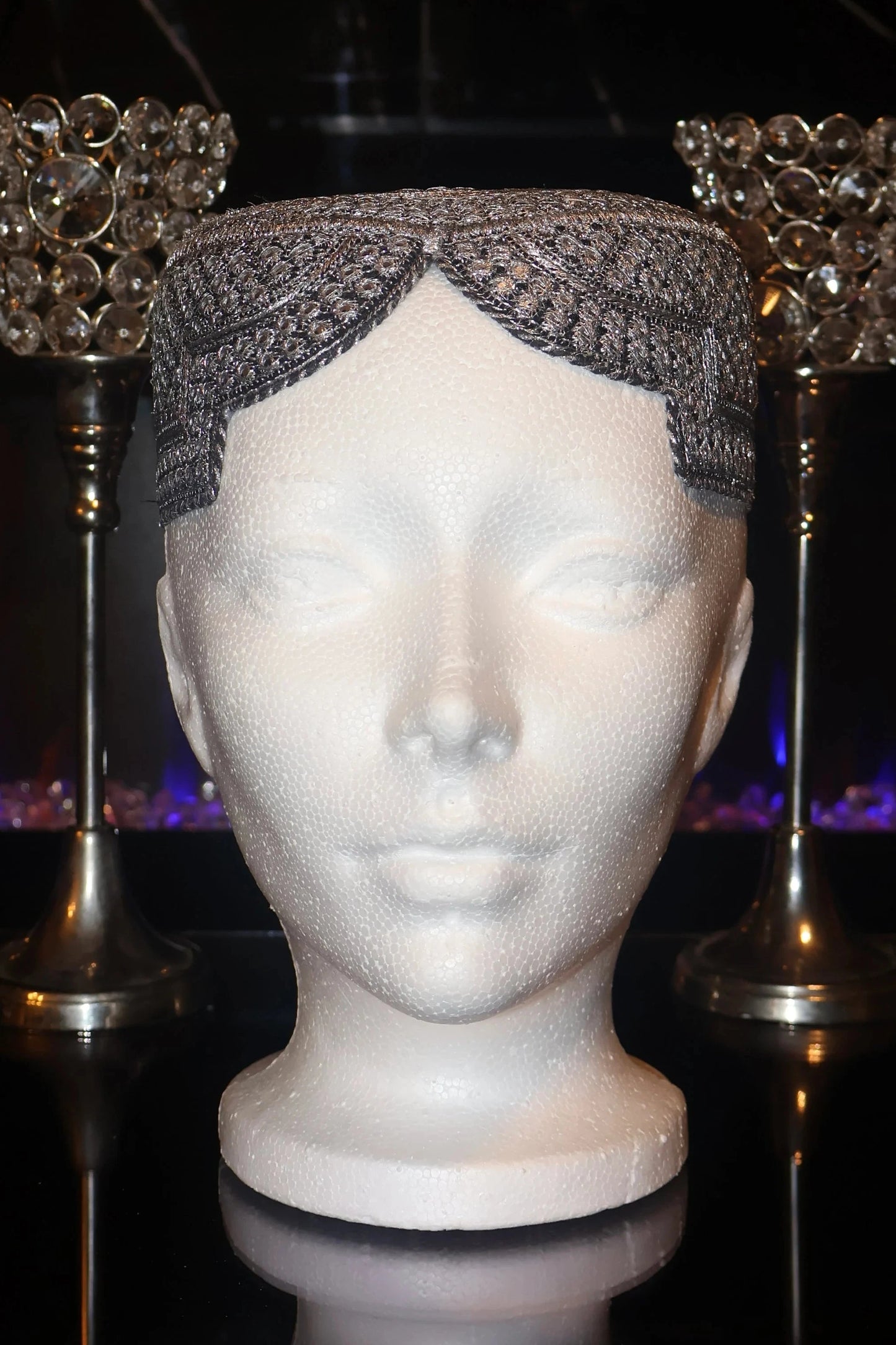 Afghan Kandahari Hand Stitched Hat - Nasrat