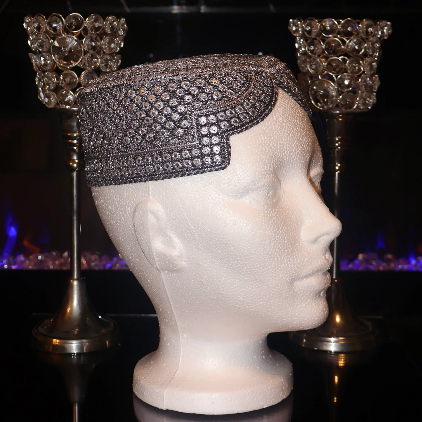 Afghan Kandahari Hand Stitched Hat - Nasrat