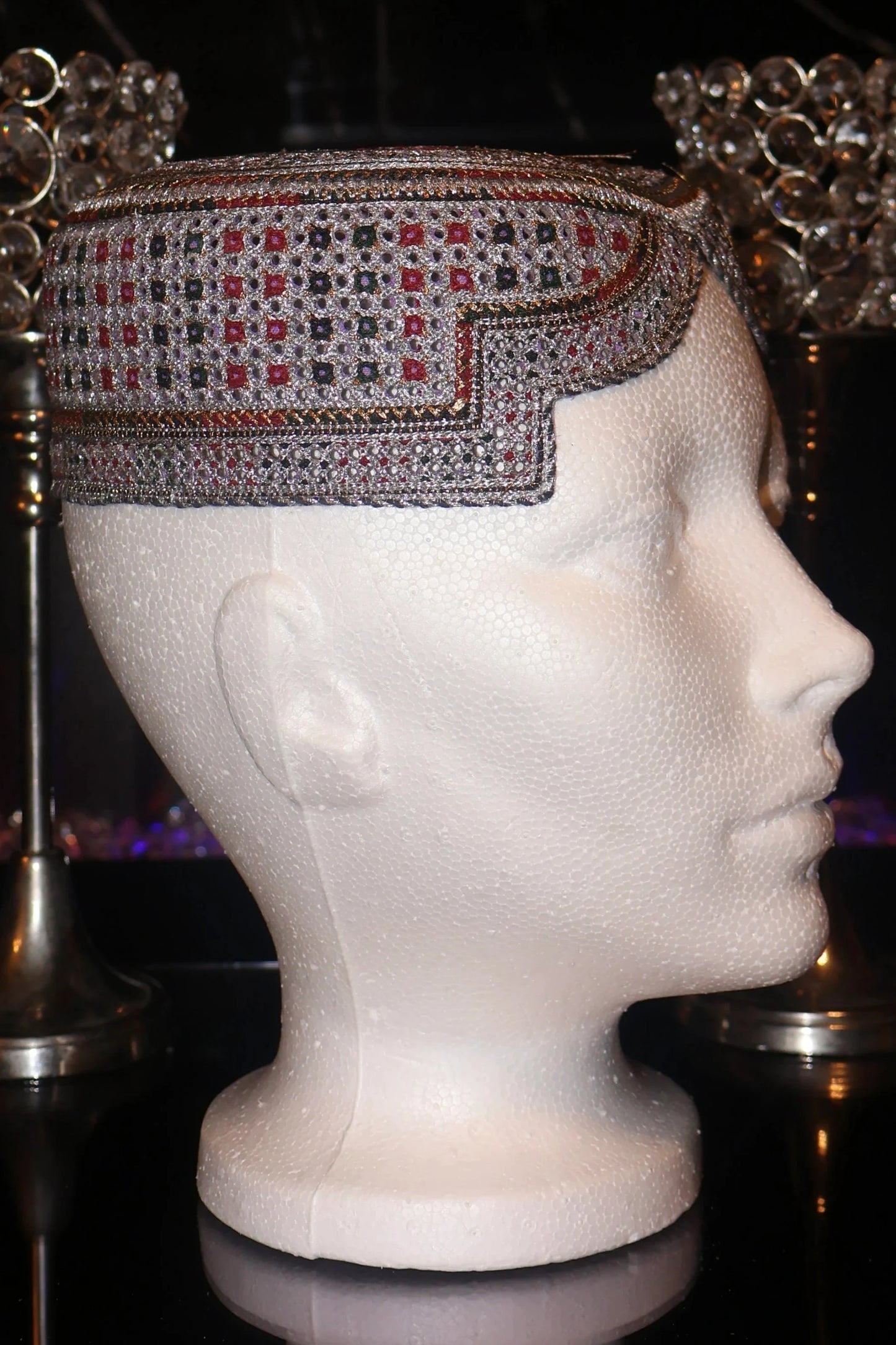 Afghan Kandahari Hand Stitched Hats