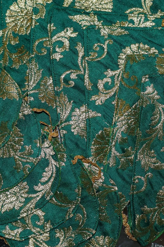 Handmade Afghan Henna Wraps (Dark Green)